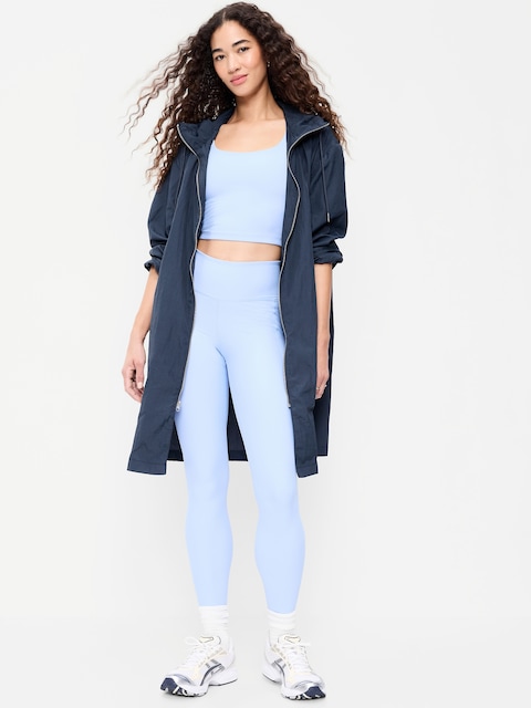 VESTE AMPLE ET LÉGÈRE À CAPUCHON