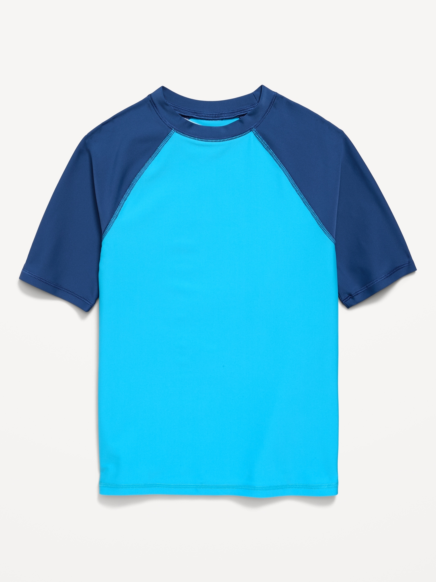 Short-Sleeve Rashguard Swim Top for Boys