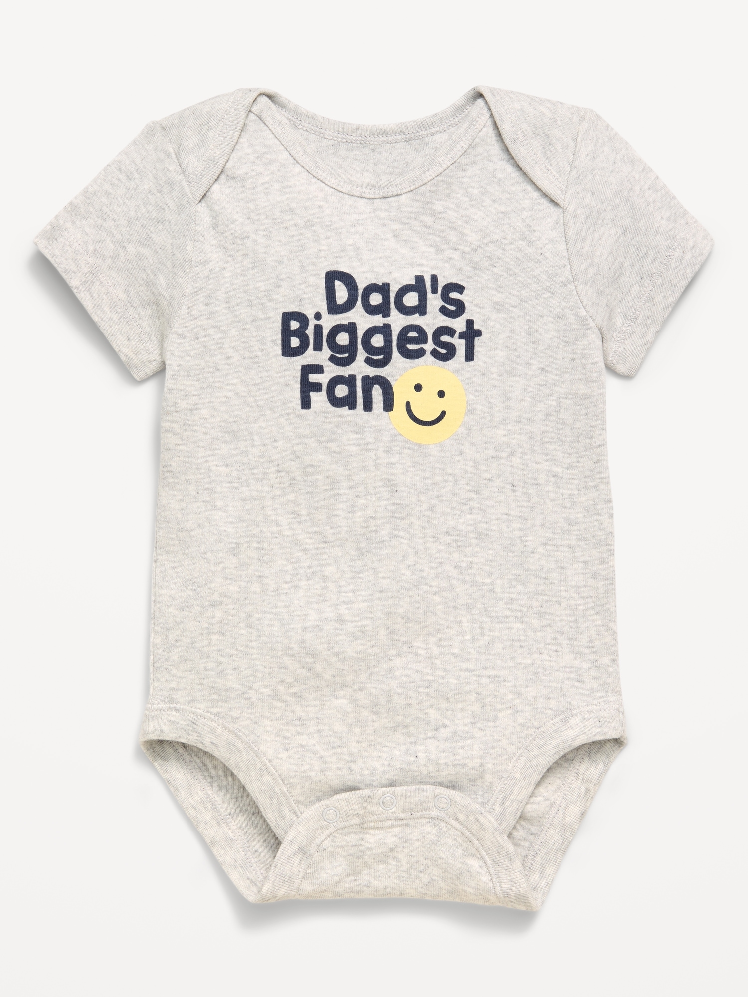 Unisex Short-Sleeve Graphic Bodysuit for Baby