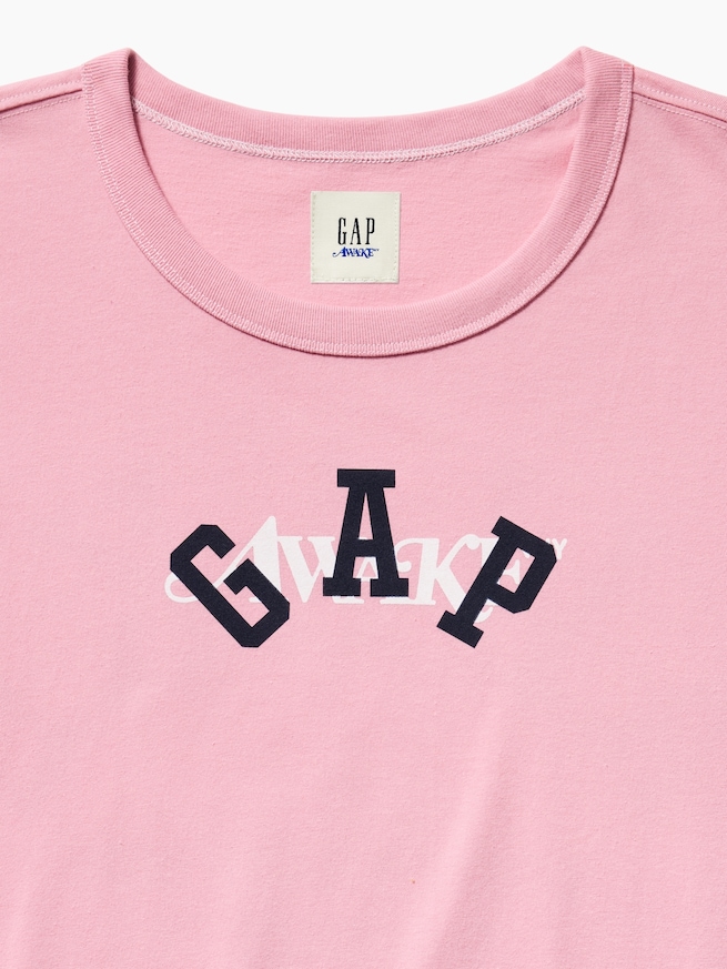 Gap &times; Awake NY リラックスフィット ロゴTシャツ-5