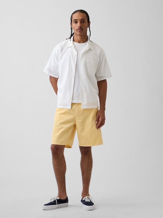 9インチ リラックスフィット コーデュロイ ショートパンツ-0