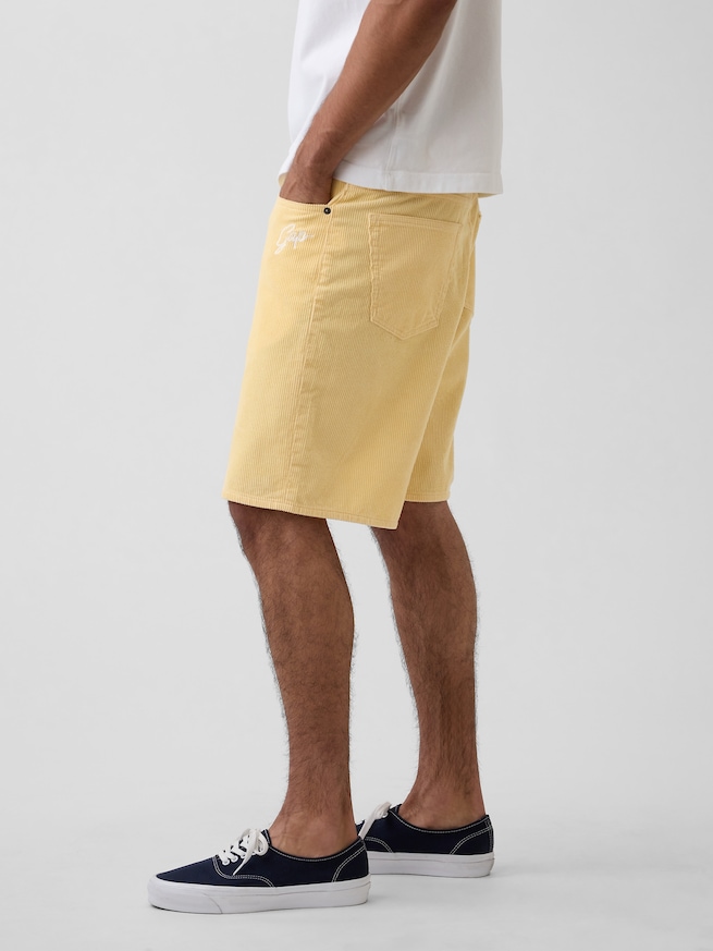 9インチ リラックスフィット コーデュロイ ショートパンツ-2