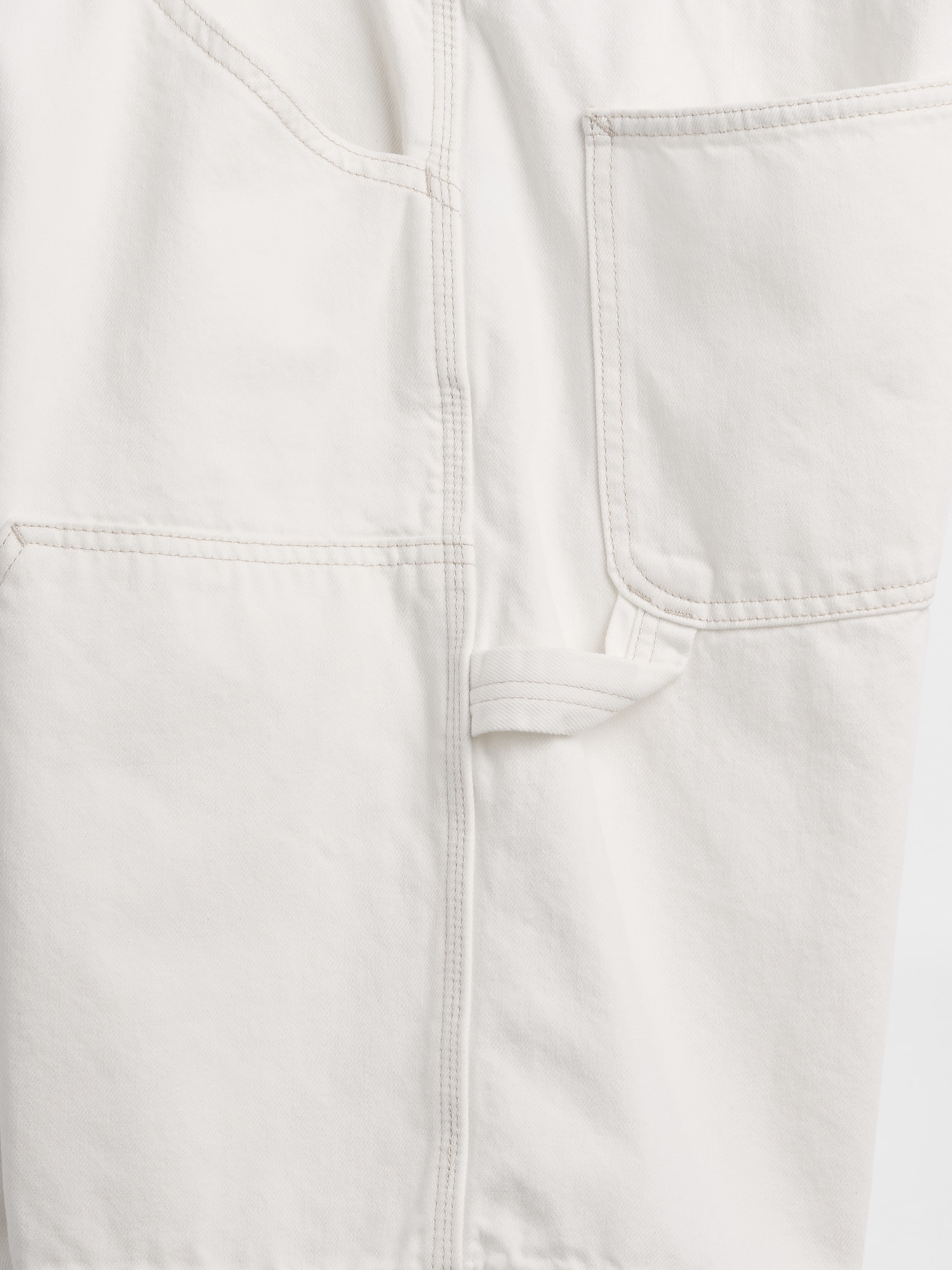 9" Loose Denim Carpenter Shorts