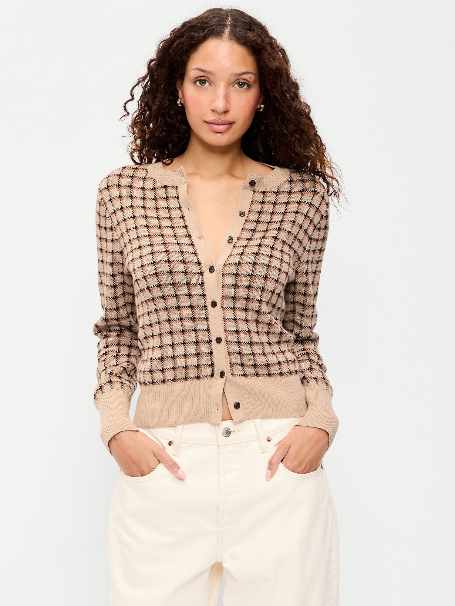 SoSoft Crew-Neck Cardigan Sweater