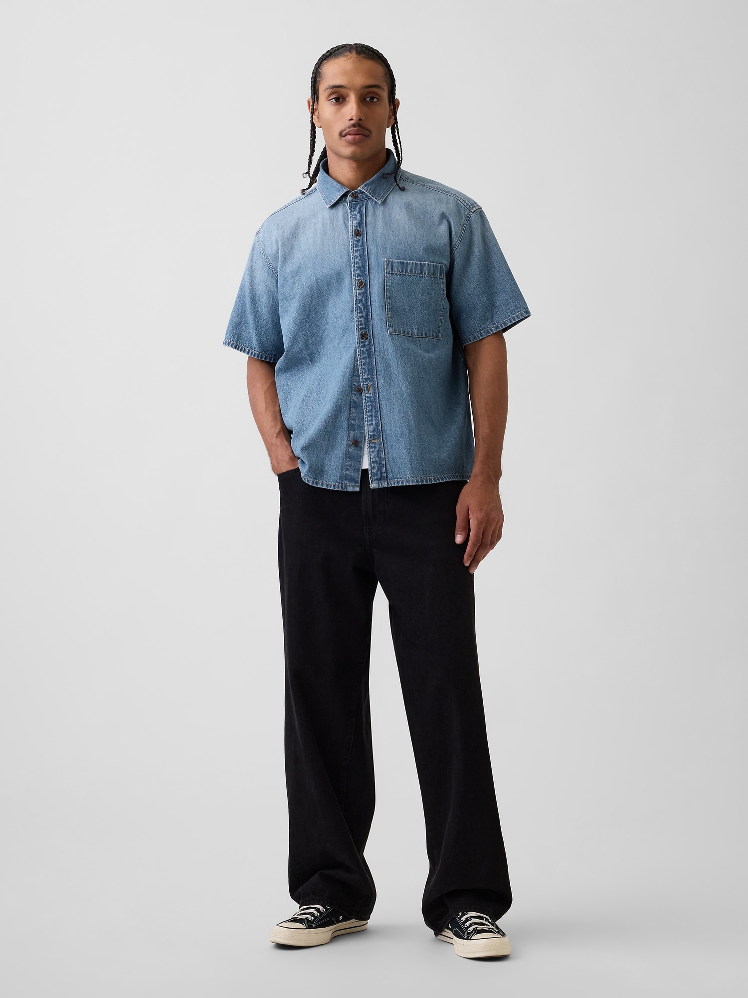 Relaxed Denim Shirt
