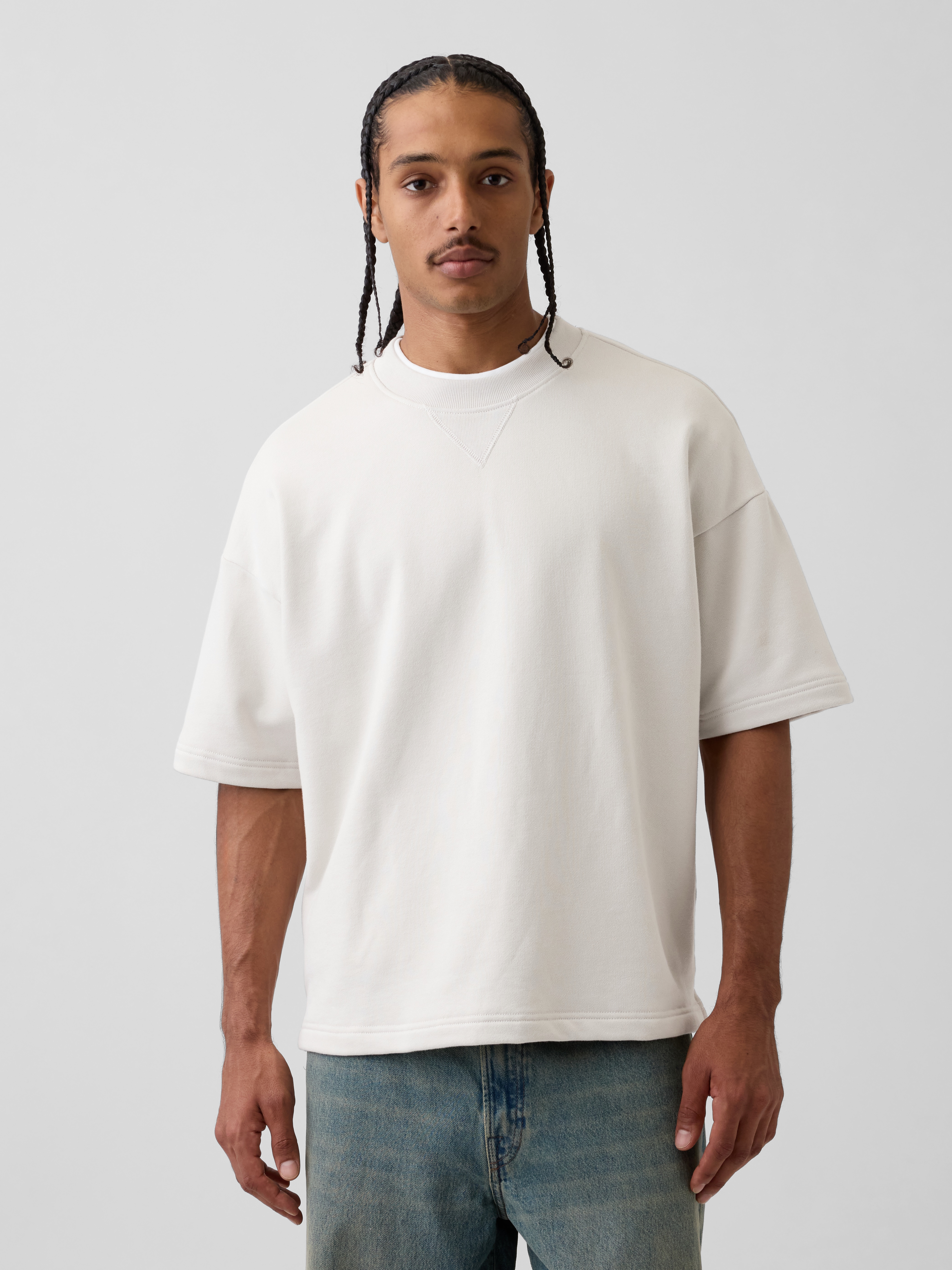 Heavyweight French Terry Oversized Sweatshirt | Gap
