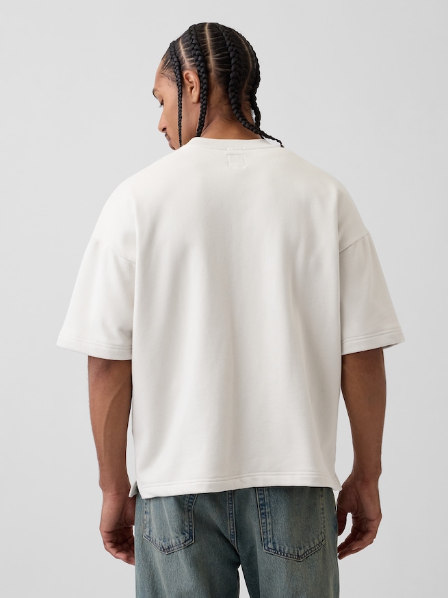 ヘビーウェイト フレンチテリー オーバーサイズ スウェットシャツ-2