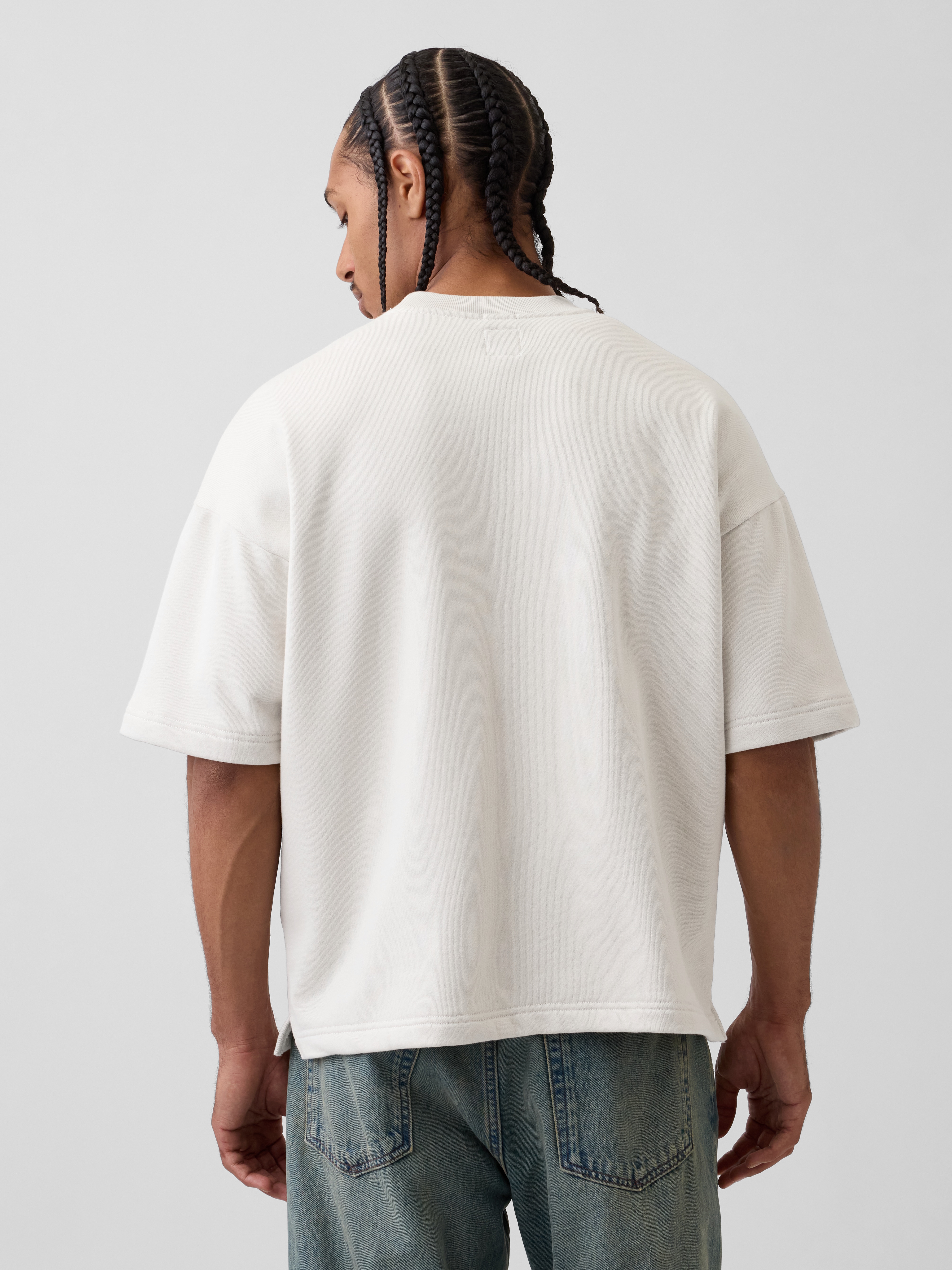 Heavyweight French Terry Oversized Sweatshirt | Gap