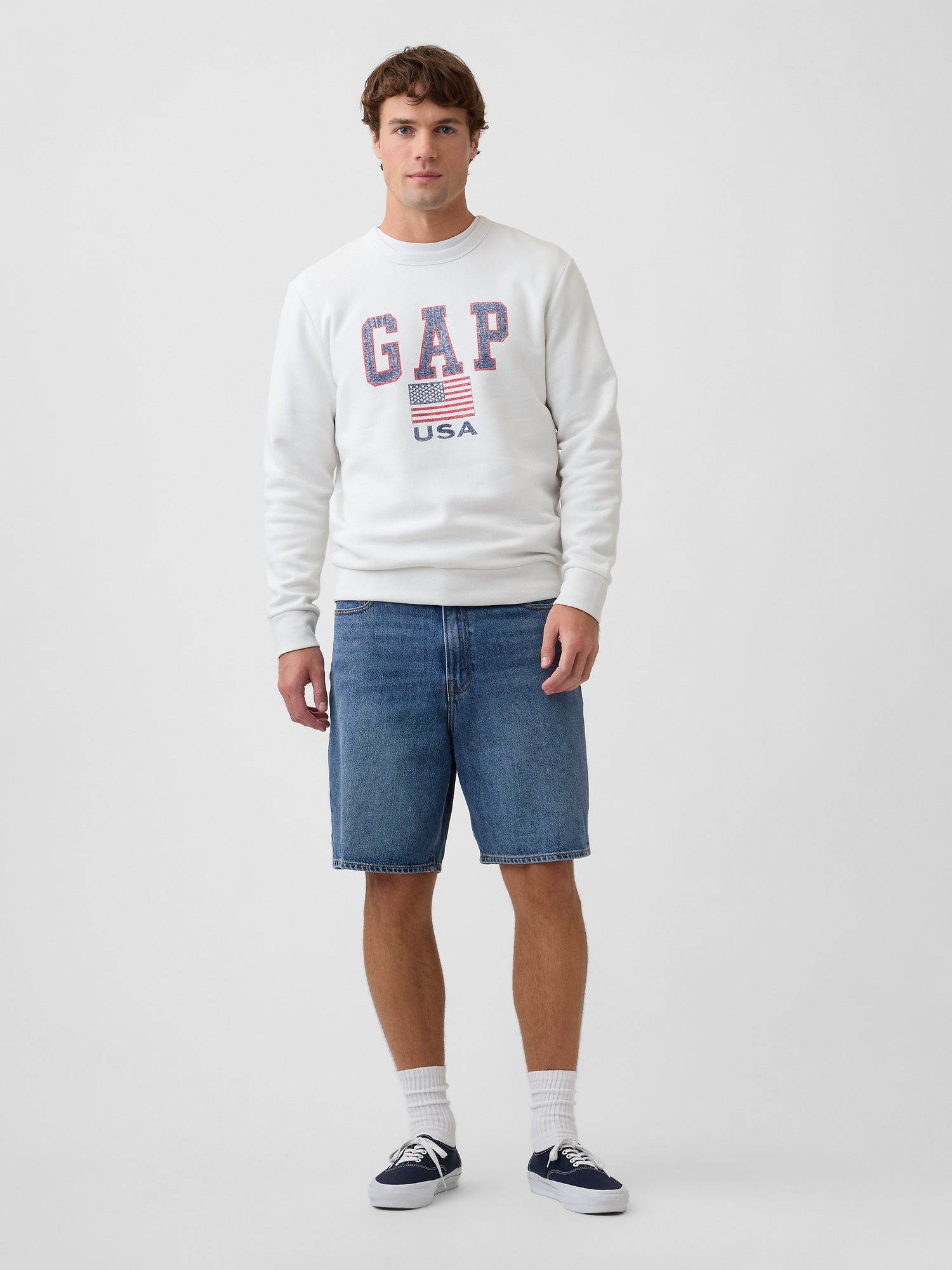 GAPロゴ スウェットシャツ-3