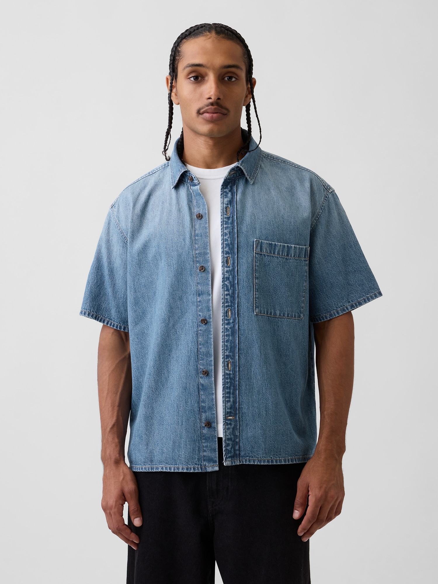 Relaxed Denim Shirt
