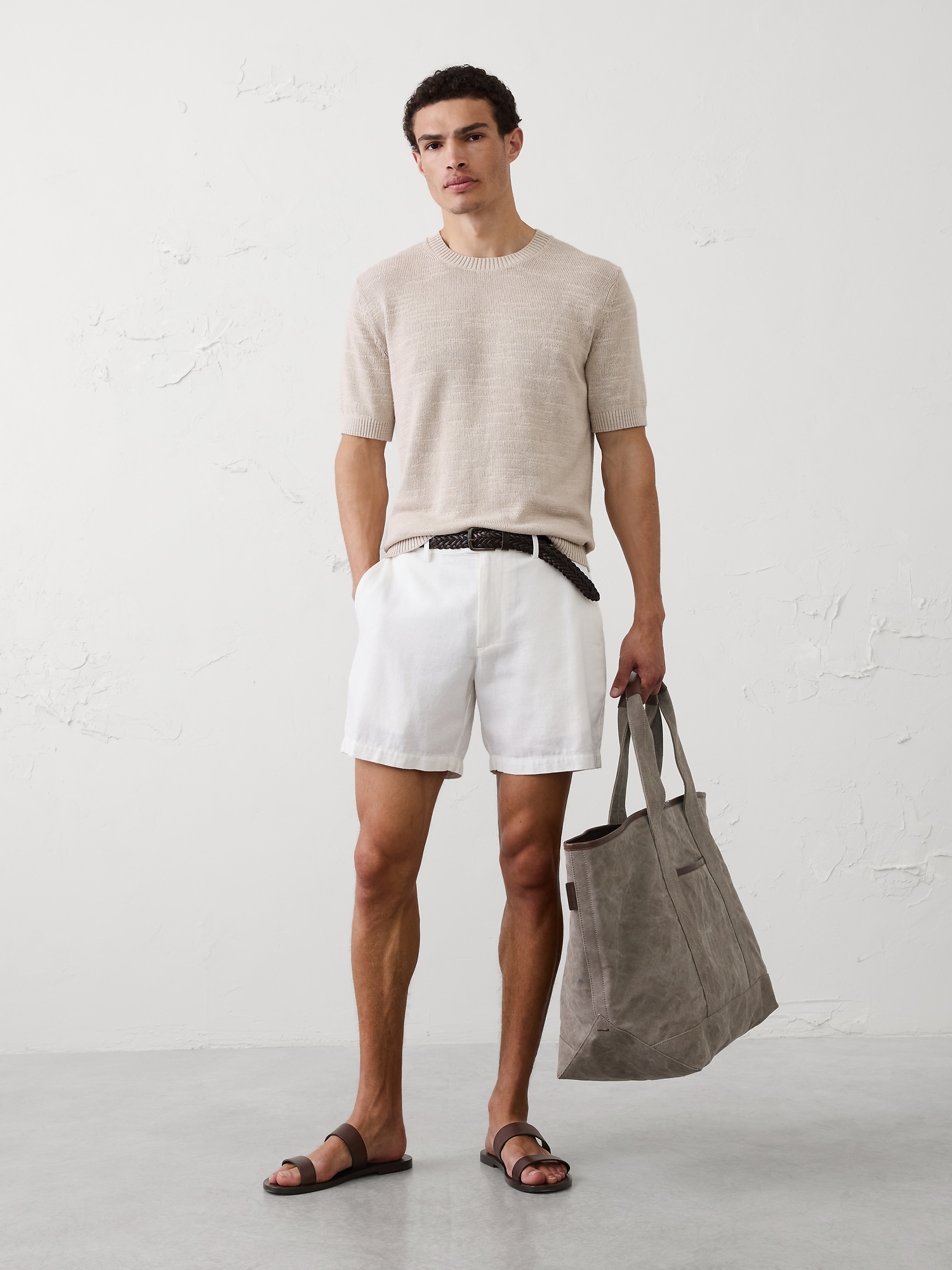 Slubby Cotton Sweater T-Shirt