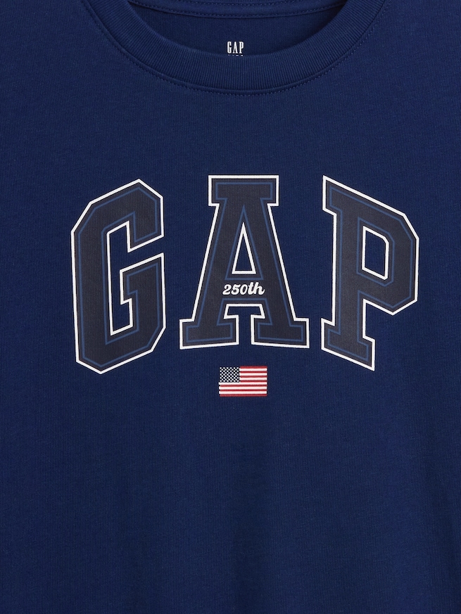 リラックスフィット GAPロゴTシャツ (キッズ)-3