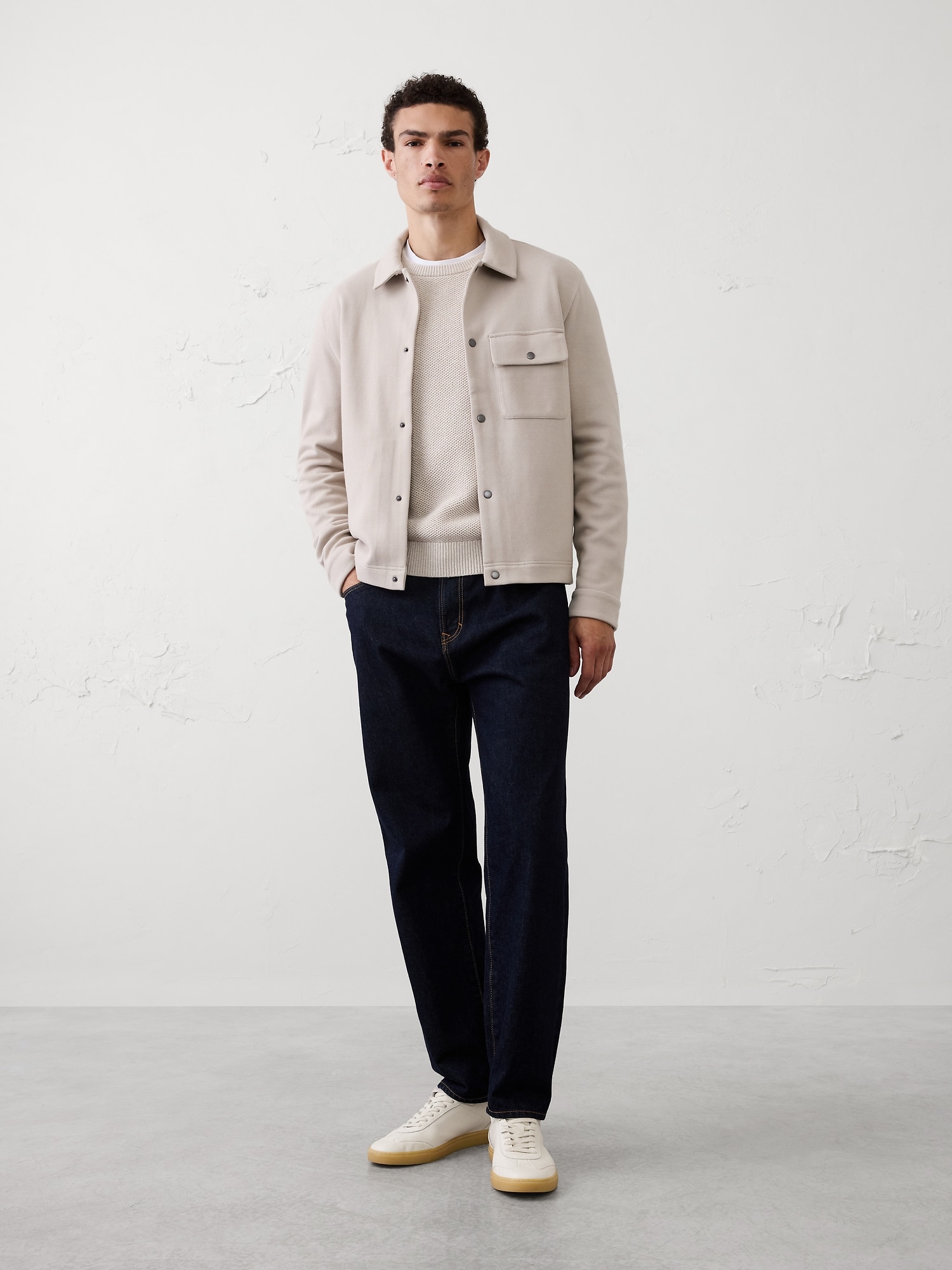 Knit Shirt Jacket