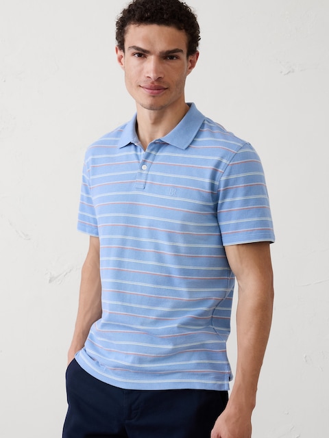 Standard-Fit Pique Polo