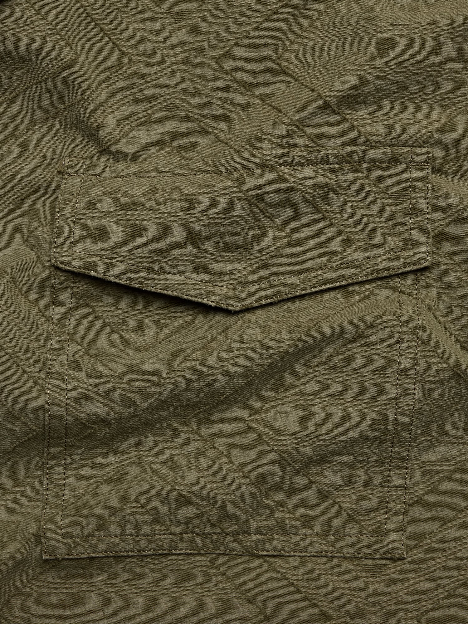 リラックスフィット ジャカード リゾートシャツ-4