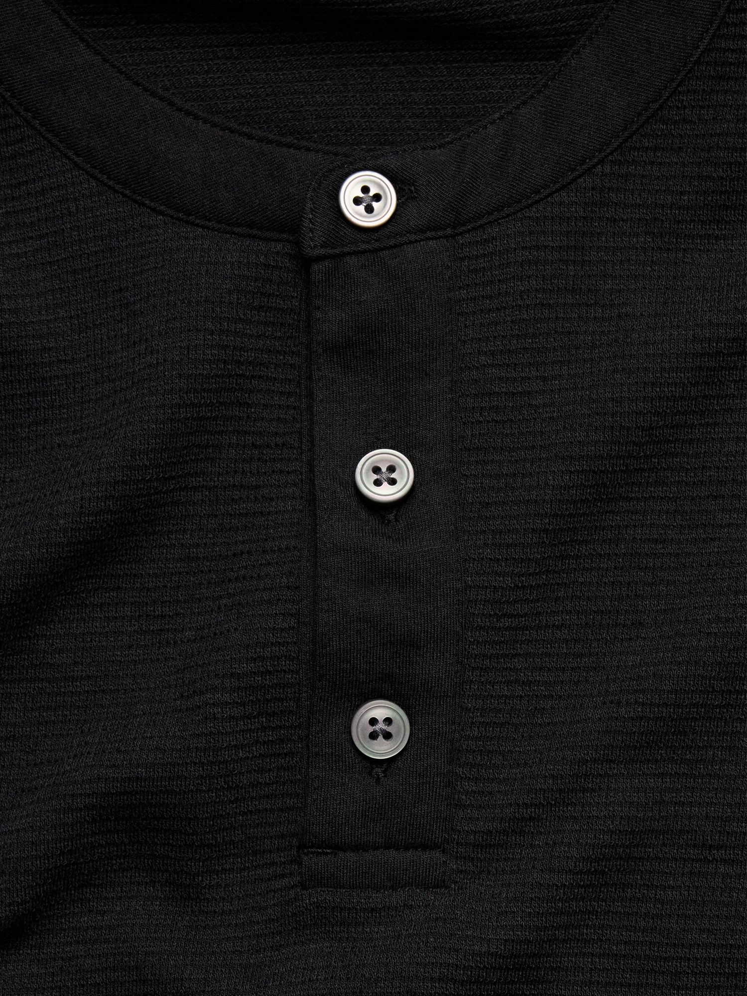 Mesh Henley T-Shirt