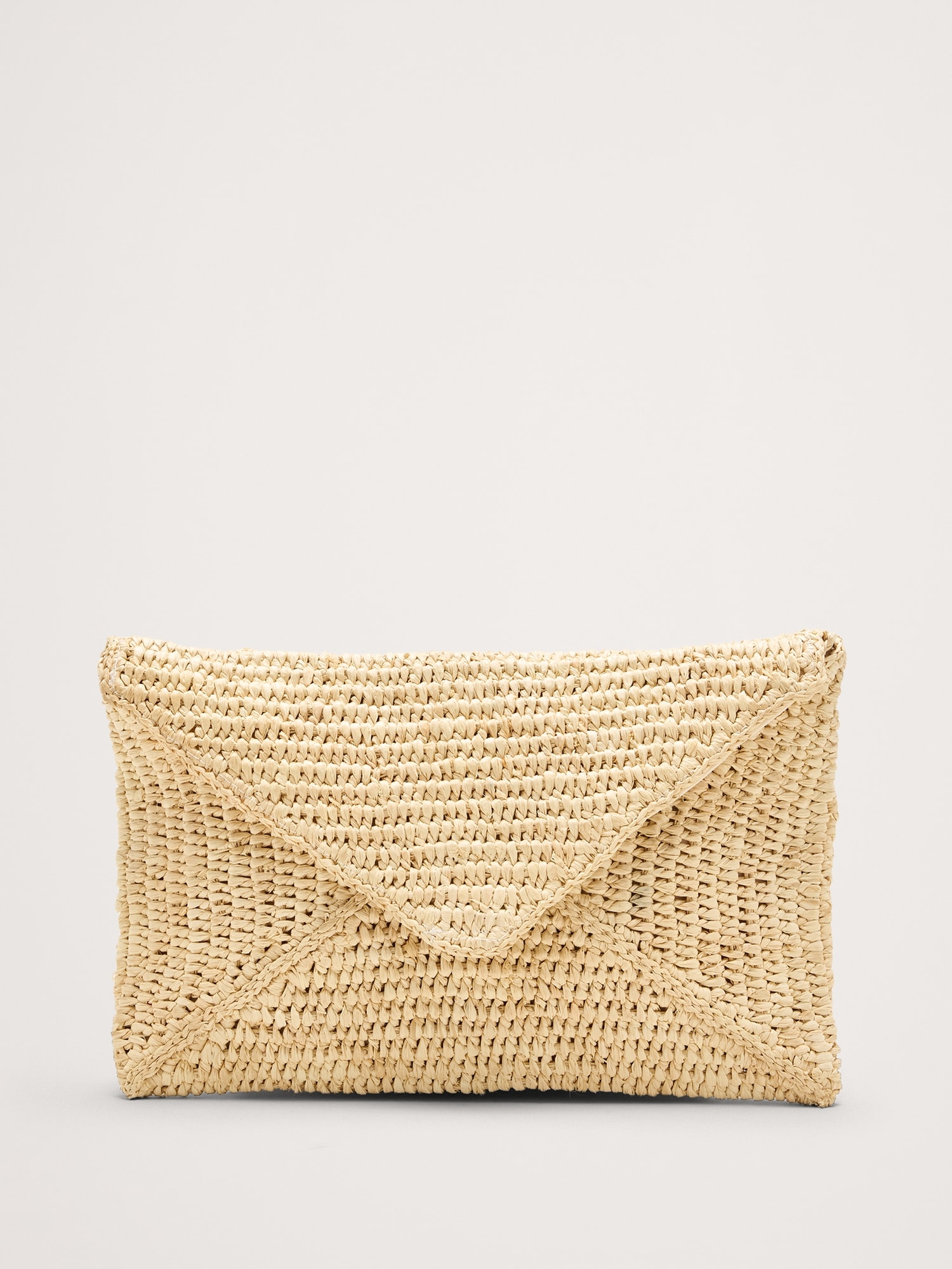Emmie Raffia Envelope Clutch by Hat Attack