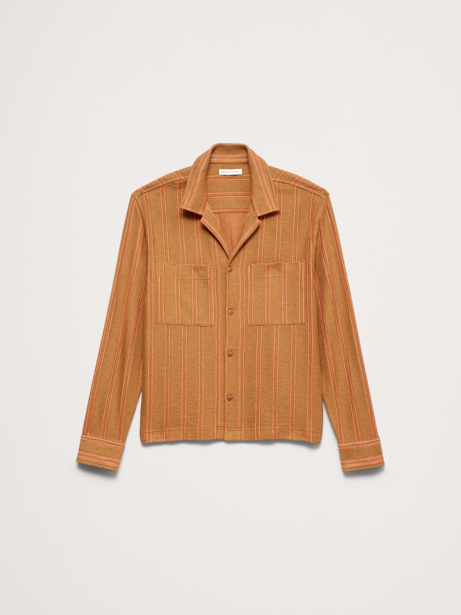 Striped Knit Resort Shirt