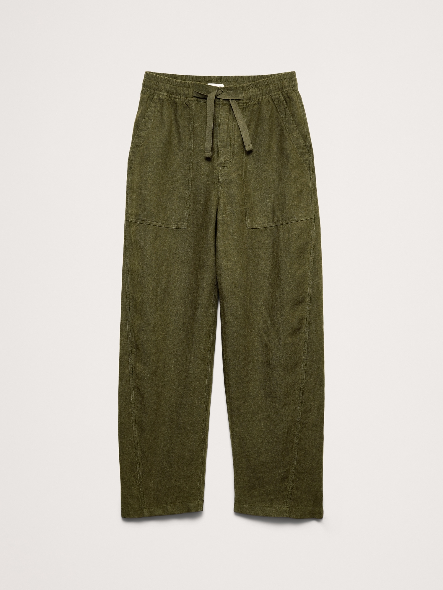 Relaxed Linen Utility Beach Pant
