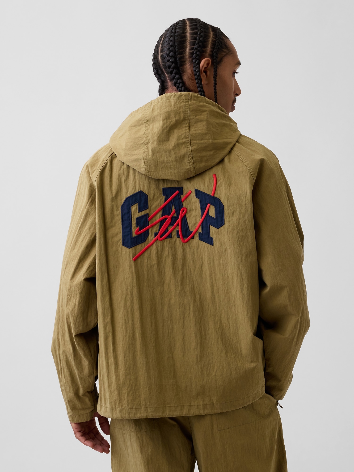 GAP Sean Wotherspoon コットンアノラックパーカー Gap公式オンラインストア | Gap × Sean Wotherspoon オーバーサイズ