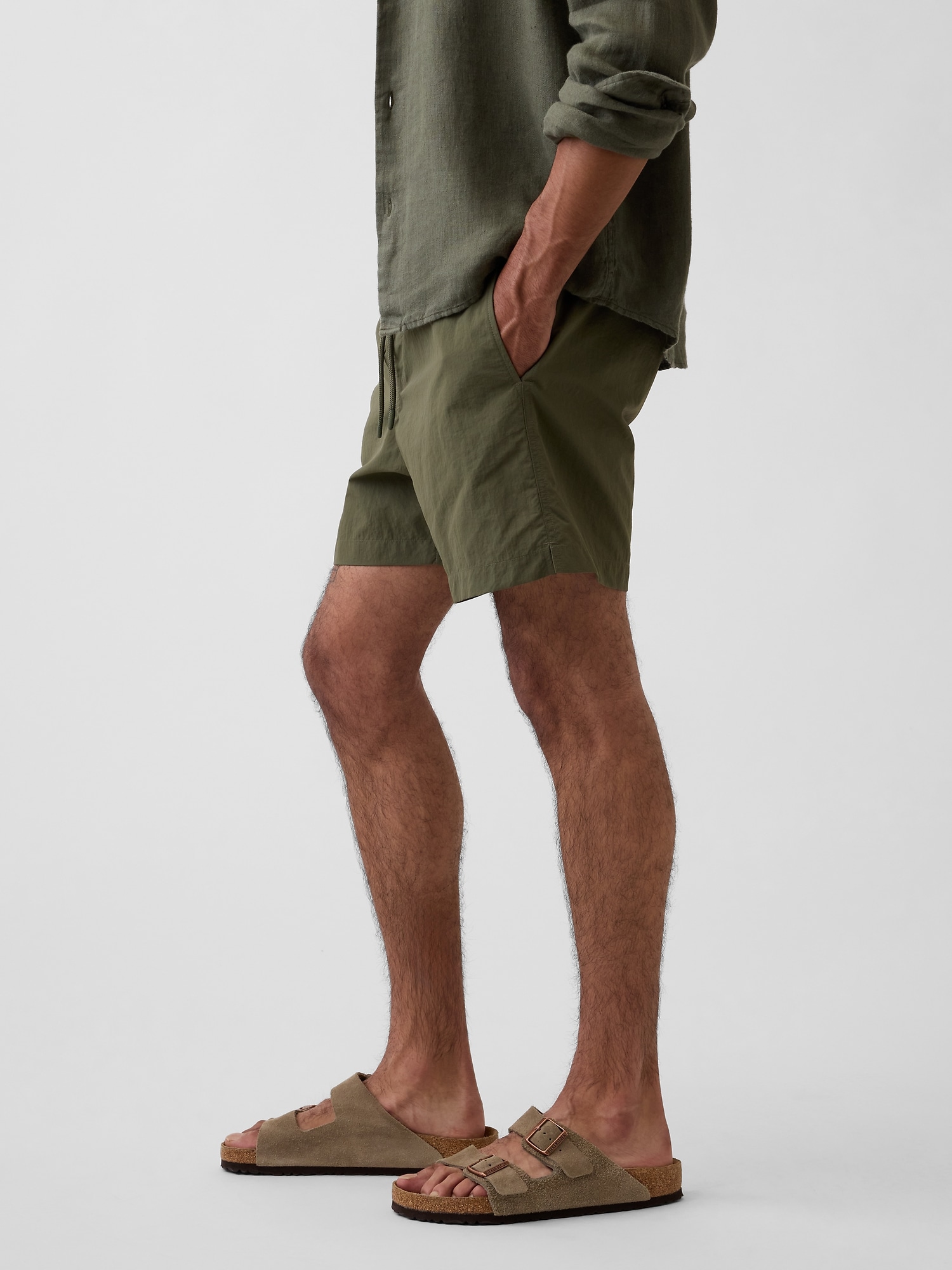 6" Relaxed Swim Trunks