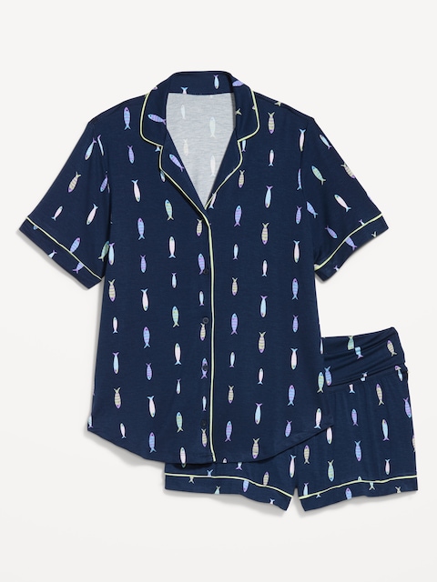 Maternity Classic Pajama Short Set