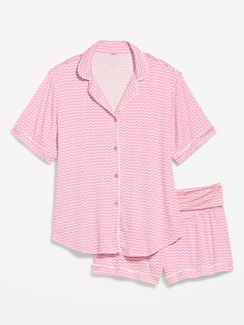 Maternity Classic Pajama Short Set