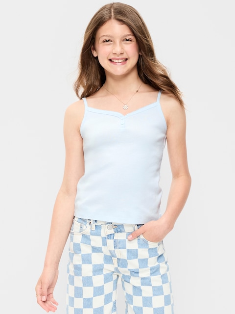 CAMISOLE AJUSTÉE À BOUTONS POUR FILLE