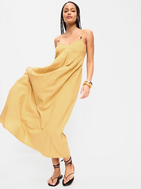 Sleeveless Boho Maxi Dress