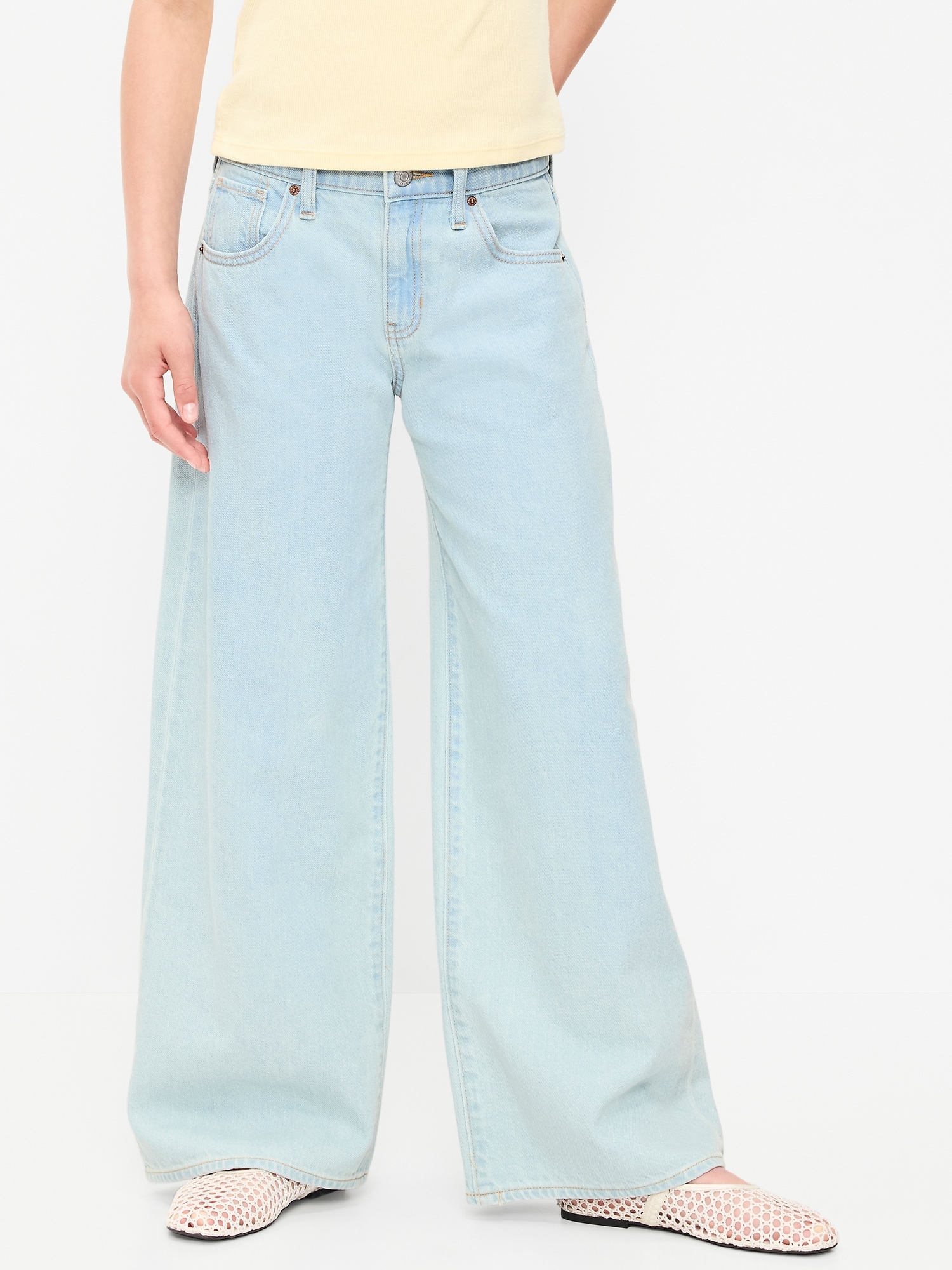 Super Baggy Wide-Leg Jeans for Girls