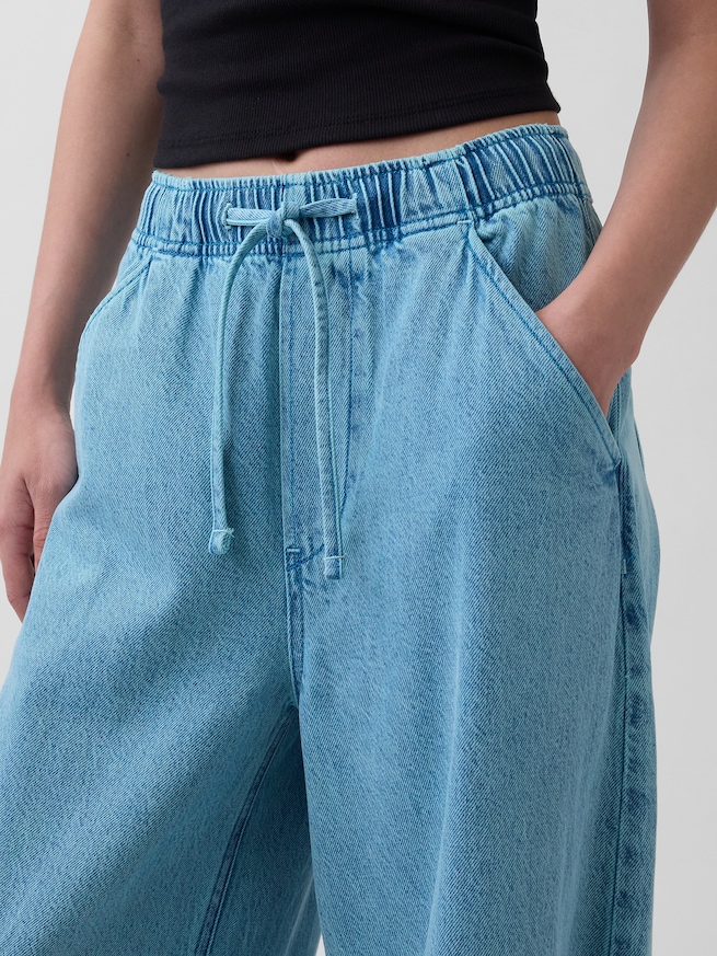 ミッドライズ ウルトラソフト イージーウエスト ホースシューデニム-4