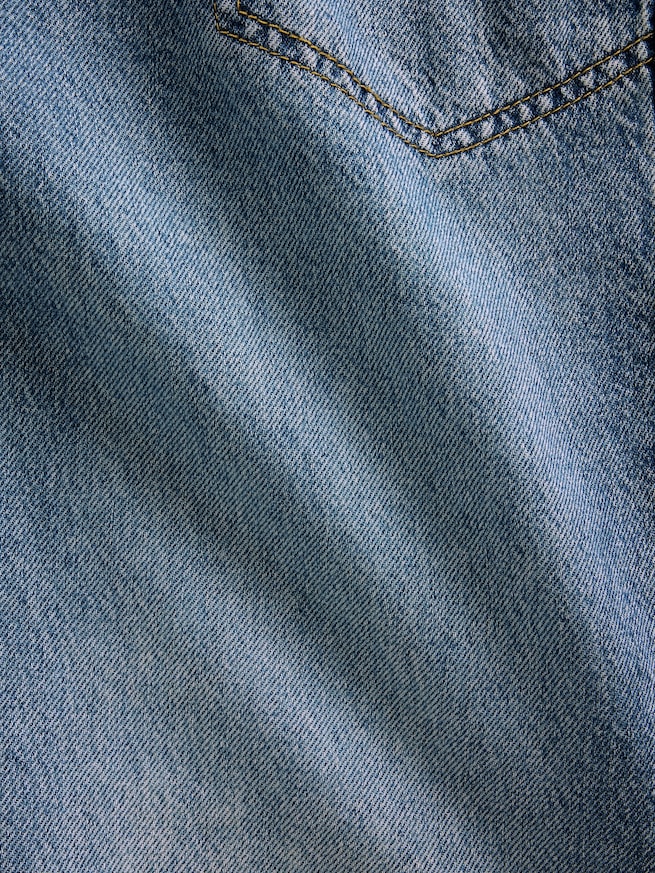 ローライズ '90s ルーズフィット イージーウエスト クロップドデニム-4