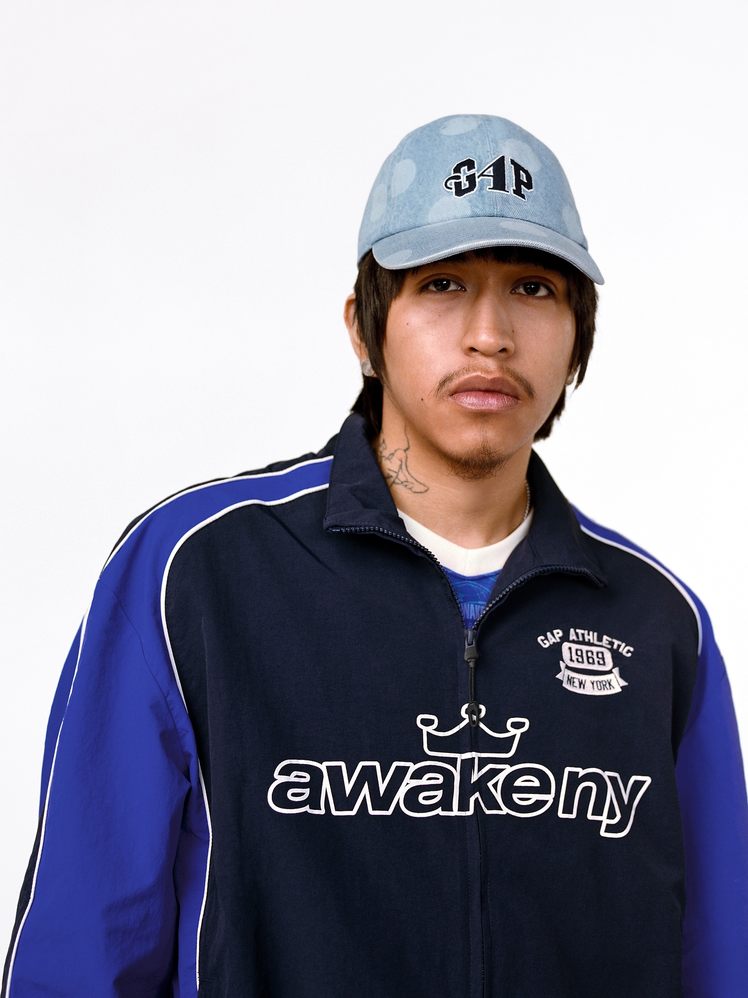 Gap &times; Awake NY ドット デニム ベースボールキャップ-0
