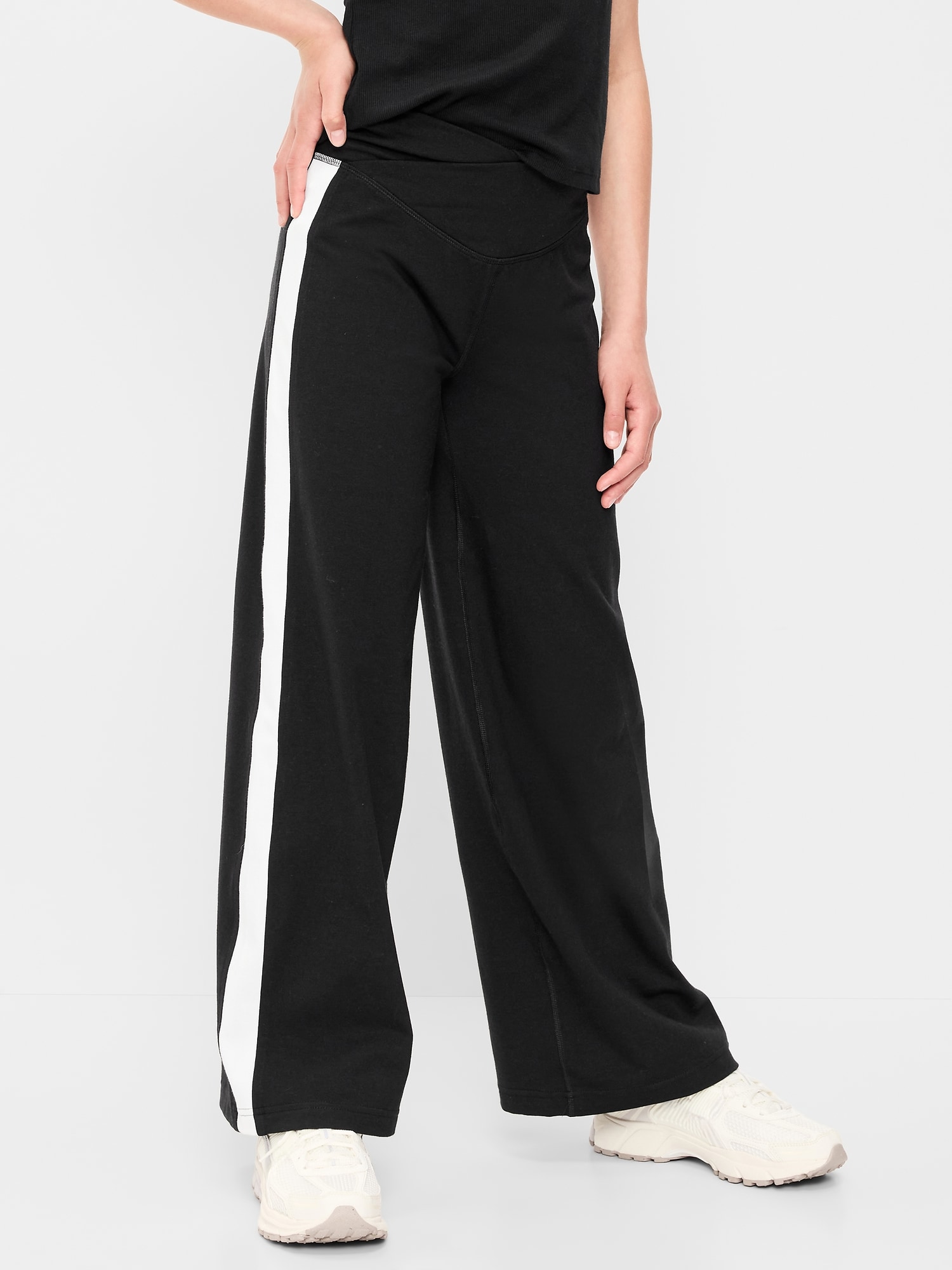 High-Waisted PowerChill Crossover Wide-Leg Pants for Girls