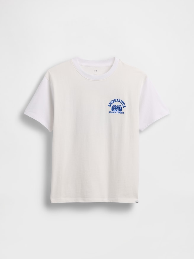 リラックスフィット グラフィック ロゴTシャツ (キッズ)-1