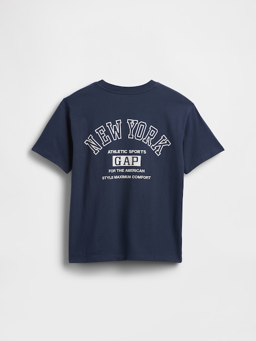 リラックスフィット グラフィック ロゴTシャツ (キッズ)