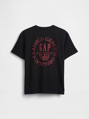 リラックスフィット グラフィック ロゴTシャツ (キッズ)