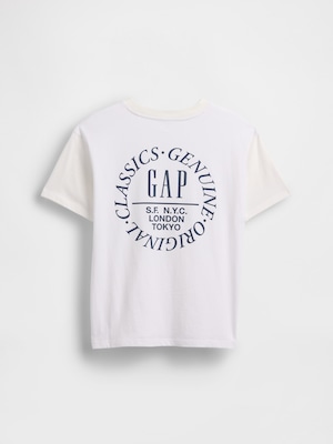 リラックスフィット グラフィック ロゴTシャツ (キッズ)