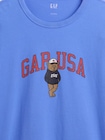 リラックスフィット ブラナンベア GAPロゴTシャツ-3