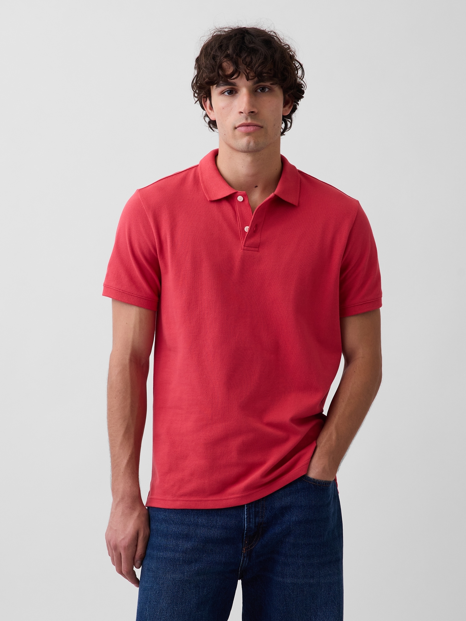 Pique Polo Shirt
