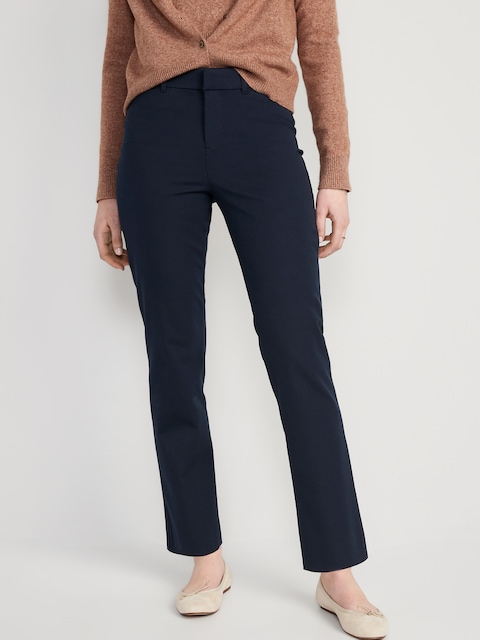 PANTALON PIXIE DROIT À TAILLE HAUTE