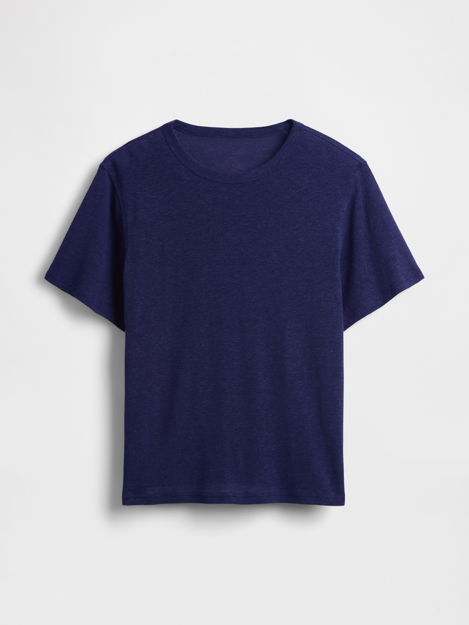 リネンブレンド リラックスフィット Tシャツ-4