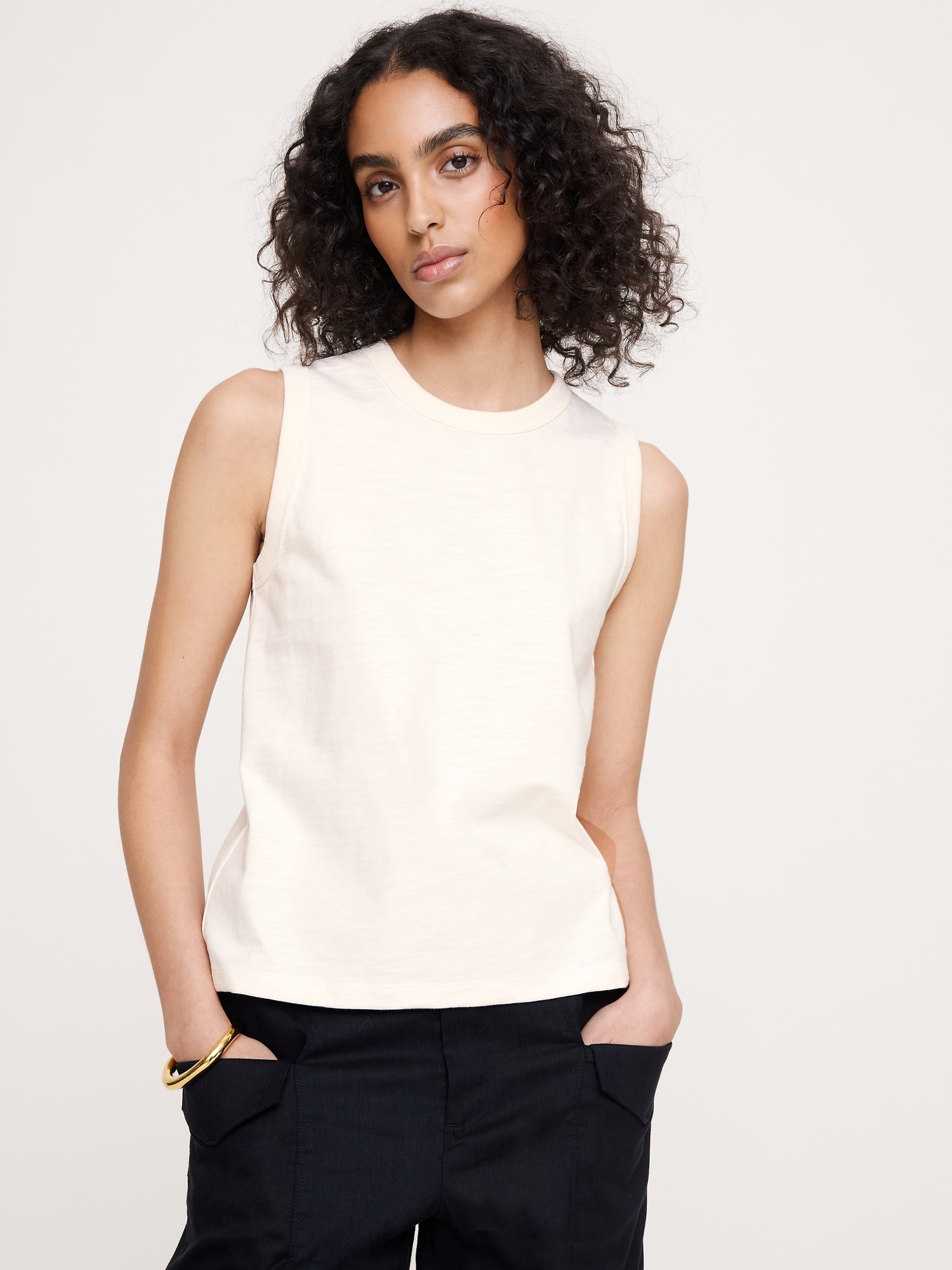 Heavyweight Slub Cotton Tank