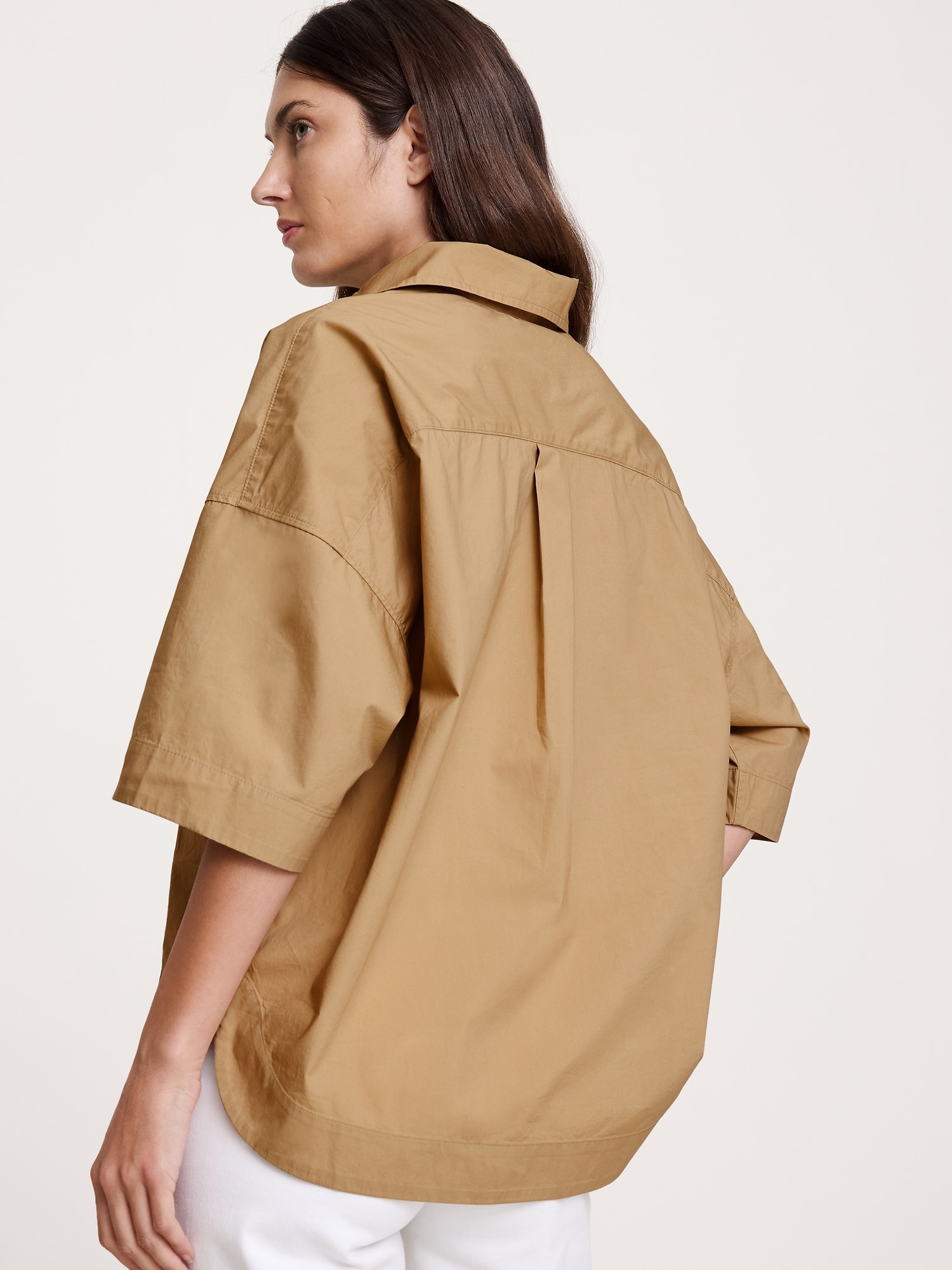 コットンポプリン ポップオーバー チュニック-2