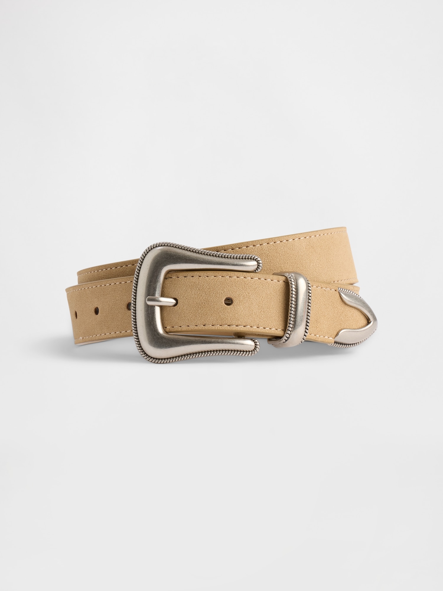 ヴィーガンレザー ウェスタンベルト-1