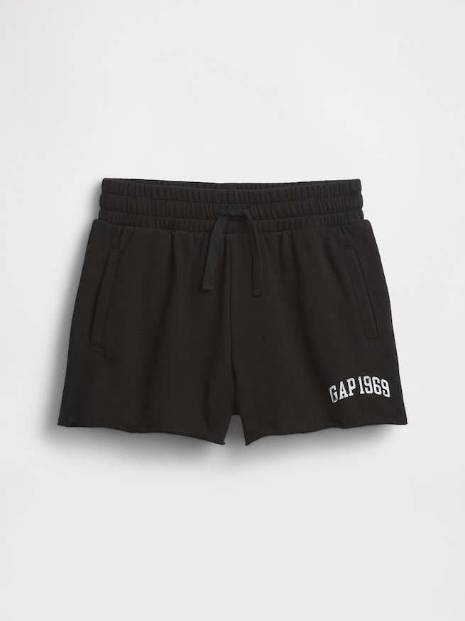 GAPロゴ グラフィック プルオン フレンチテリー ショートパンツ (キッズ)-1