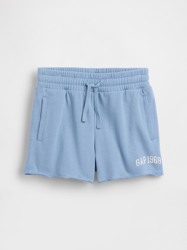 GAPロゴ グラフィック プルオン フレンチテリー ショートパンツ (キッズ)-1