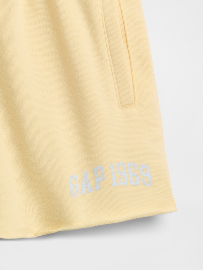 GAPロゴ グラフィック プルオン フレンチテリー ショートパンツ (キッズ)-4