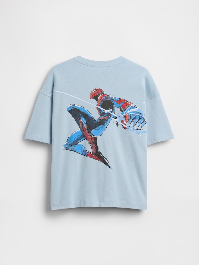 マーベル オーバーサイズ グラフィックTシャツ (キッズ)-1