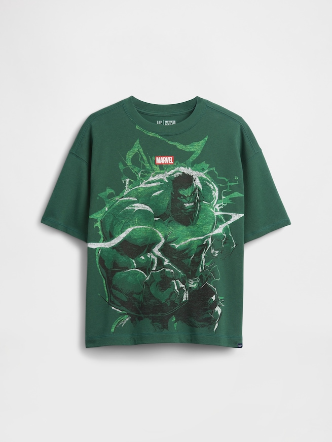マーベル オーバーサイズ グラフィックTシャツ (キッズ)-0
